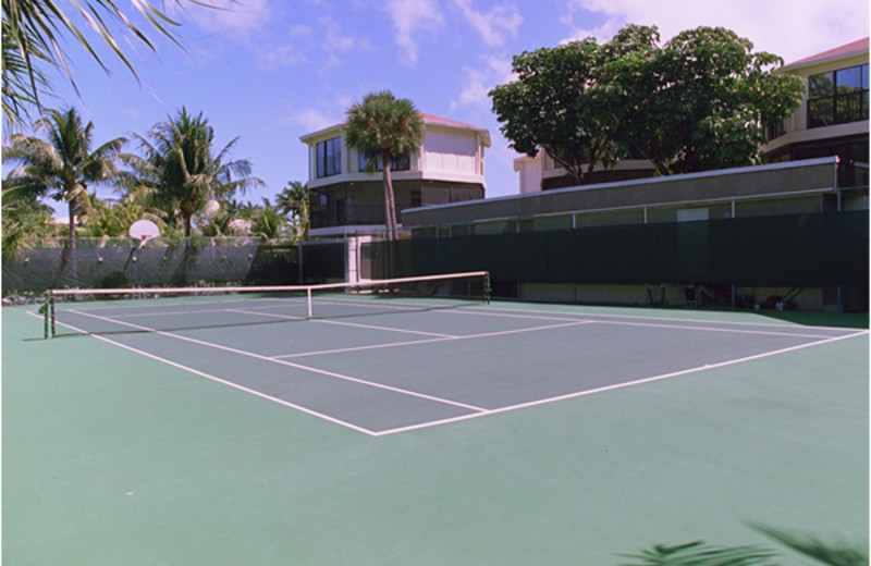 Tennis court at Cocoplum Beach & Tennis Club.