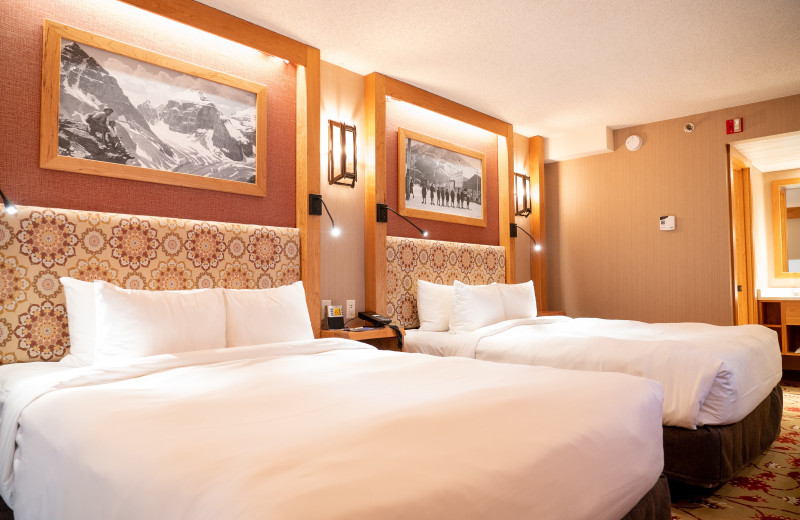 Guest room at Banff Ptarmigan Inn.