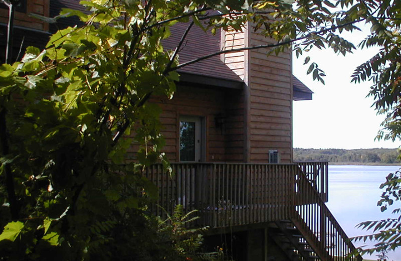 Cabin exterior at Birch Bay Resort Inn.