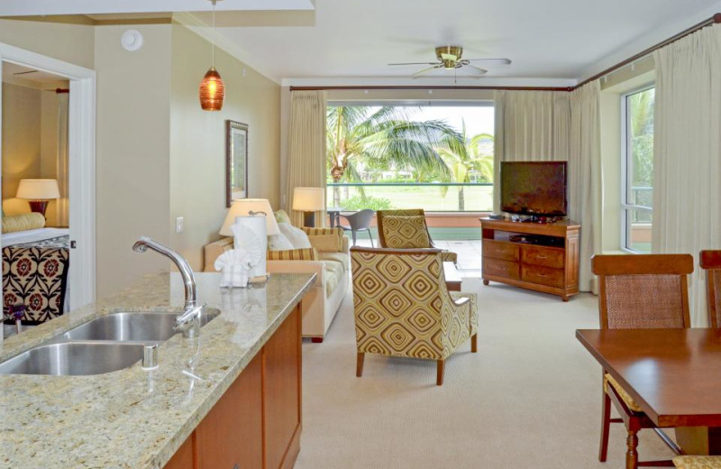 Rental living room at Vacasa Maui.