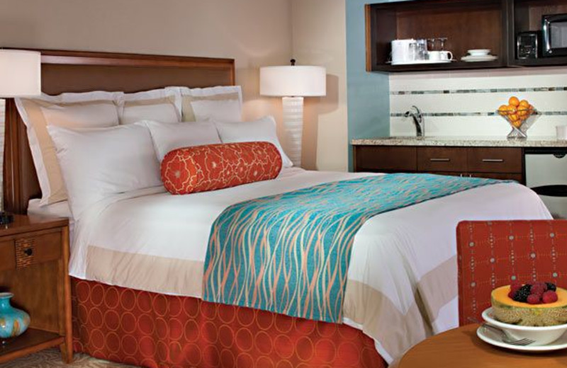 Guest room at Marriott's Desert Springs Villas II.