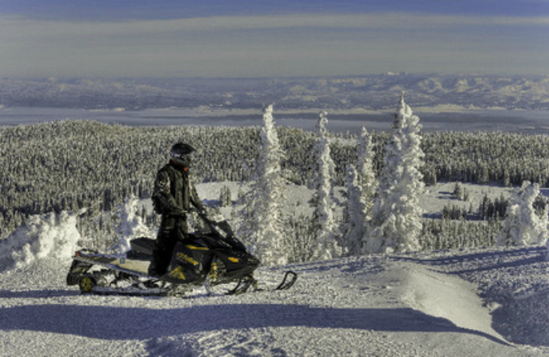 Snowmobiling at Kelly Inn West Yellowstone Hotel