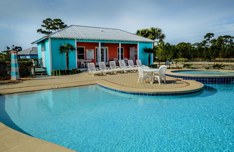 Rental pool at Luna Beach Properties.