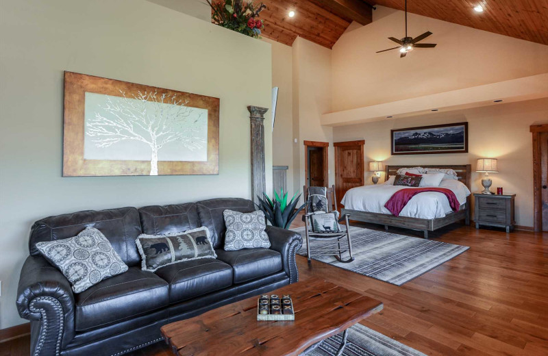 Rental bedroom at Branson Vacation Rentals.