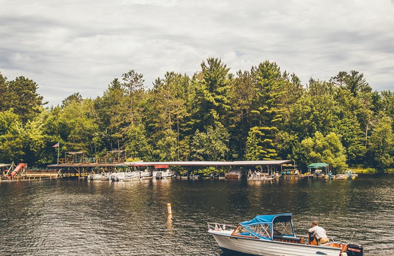 Lake view at Ludlow's Island Resort.