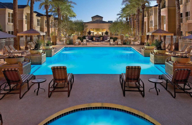 Outdoor pool at Gainey Suites Hotel.