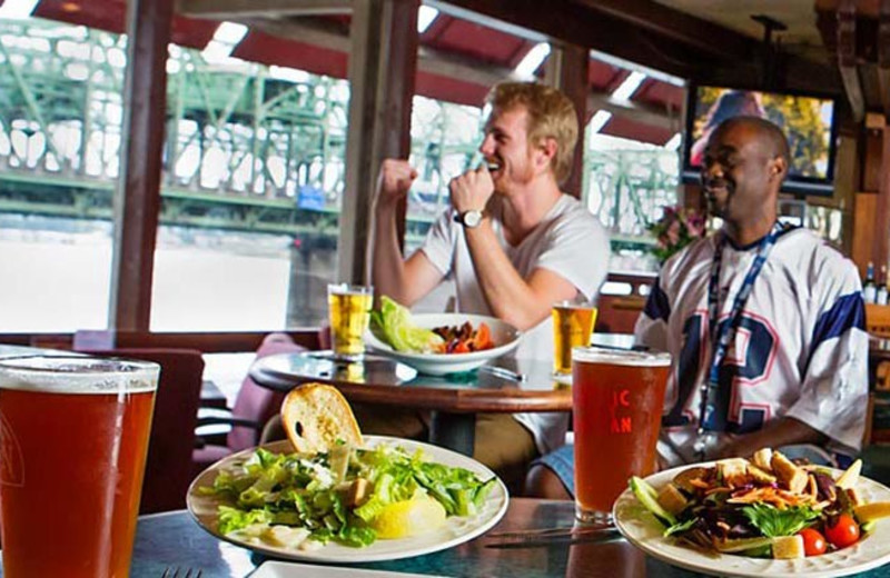 Dining at Red Lion Hotel Vancouver at the Quay.