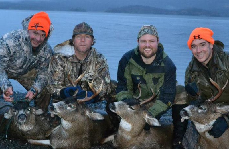 Hunting at Zachar Bay Lodge.