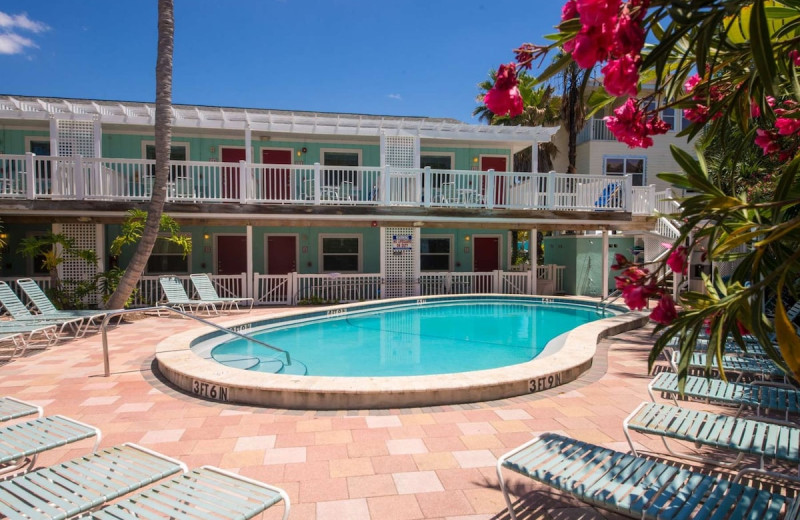 Outdoor pool at Tropic Isle Inn.