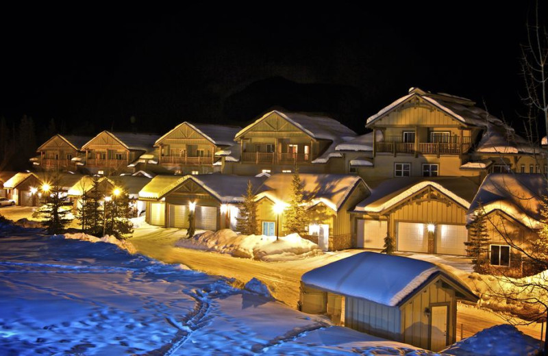 Winter at Northstar Mountain Village Resort.
