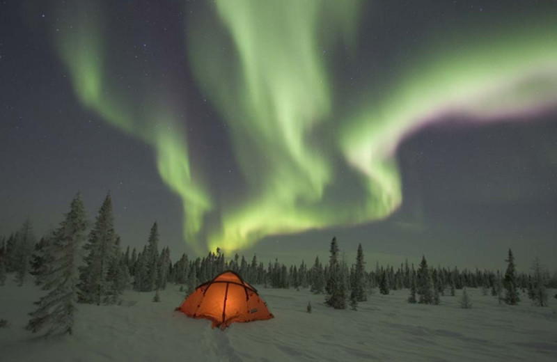 Aurora at Wat'chee Lodge.