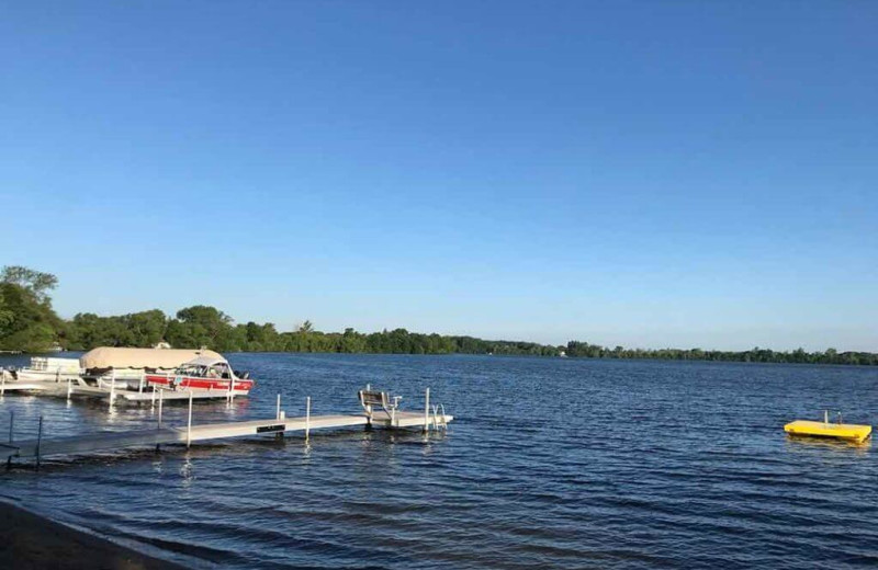 Lake view at Barrett Lake Resort.