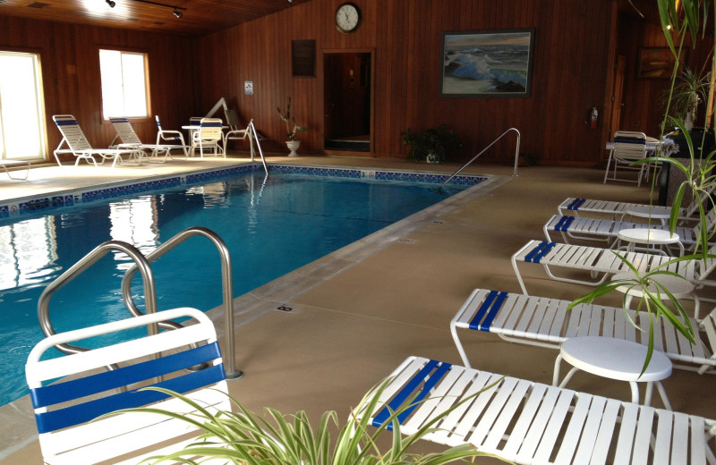 Indoor pool at Elmwood Resort Hotel.