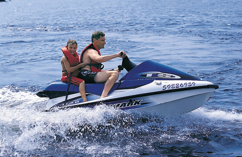 Jet ski at Severn Lodge.