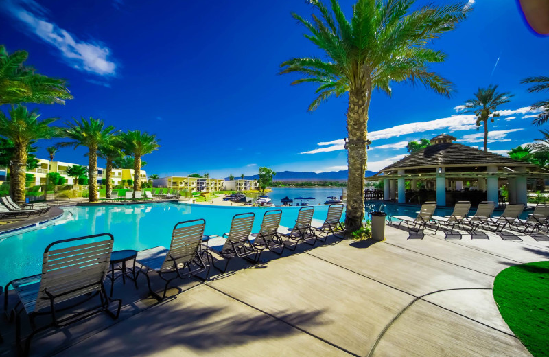 Outdoor pool at First Cabin Club.