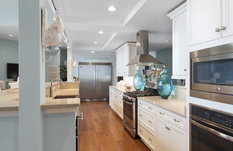 Penthouse kitchen at North Beach Plantation.
