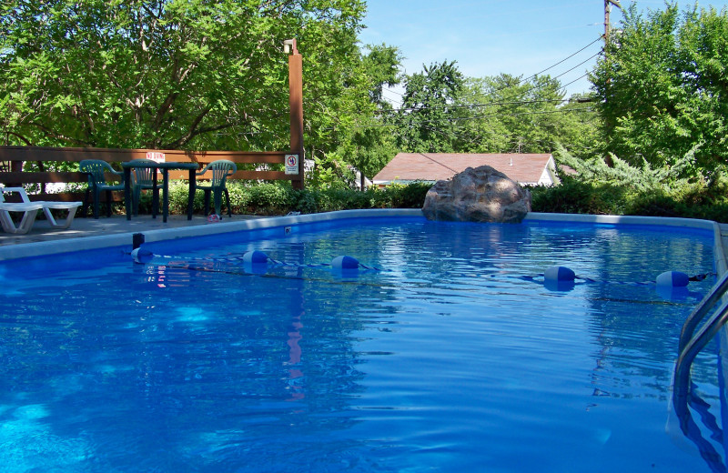 Outdoor pool at Tribesman Resort.