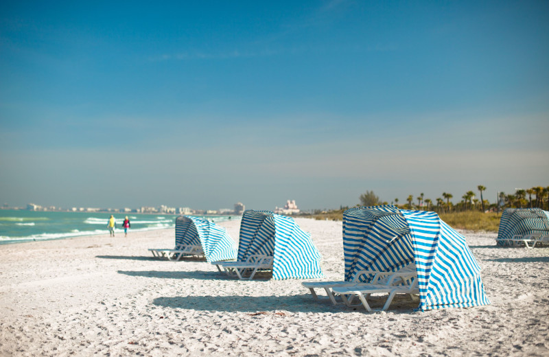 The beach at Whispers Resort.