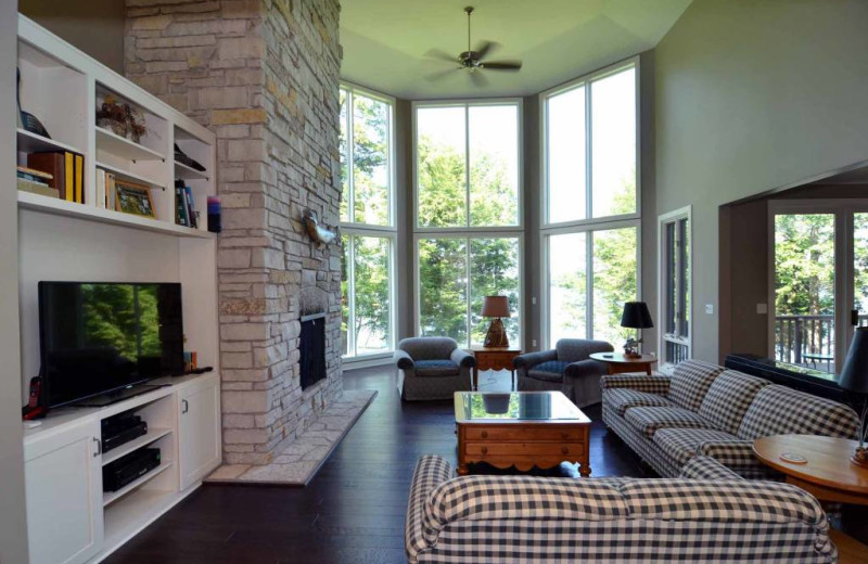 Rental living room at Recreational Rental Properties, Inc.