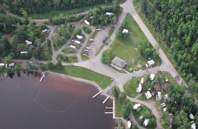 Arial View at McKinley Park Campground 