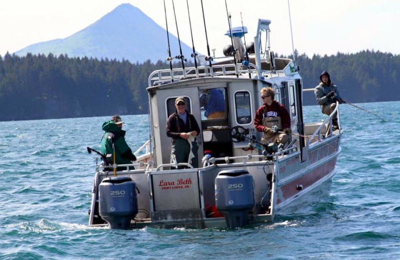 Fishing at Port Lions Lodge.