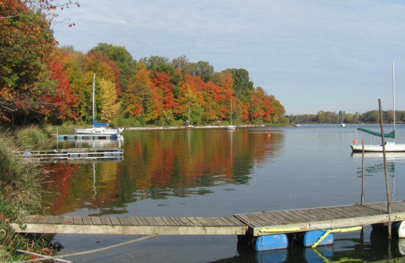 Lake near Idlewyld Inn.