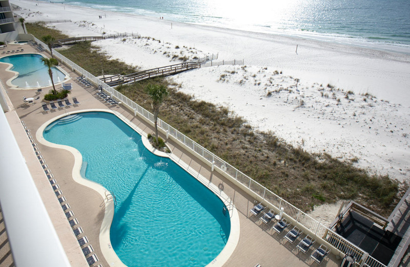 Rental pool at Paradise Gulf Properties.