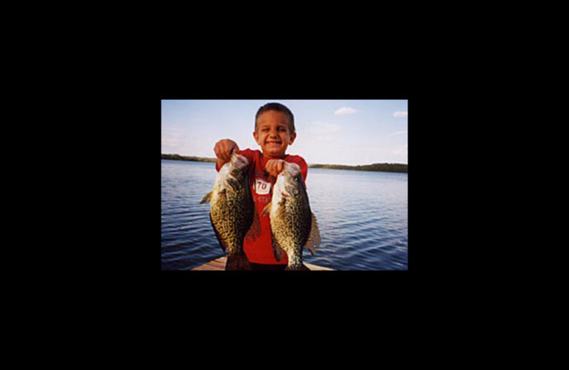 Fishing at Hunt's Resort.