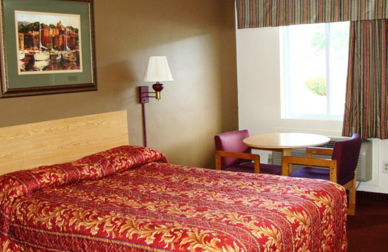 Guest room at Flagship Inn & Suites.