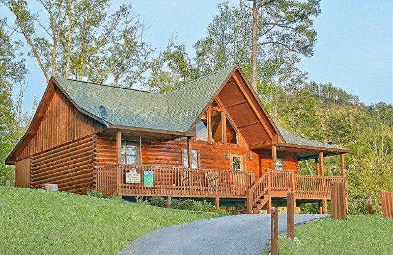 Cabin exterior at Aunt Bug's Cabin Rentals, LLC.