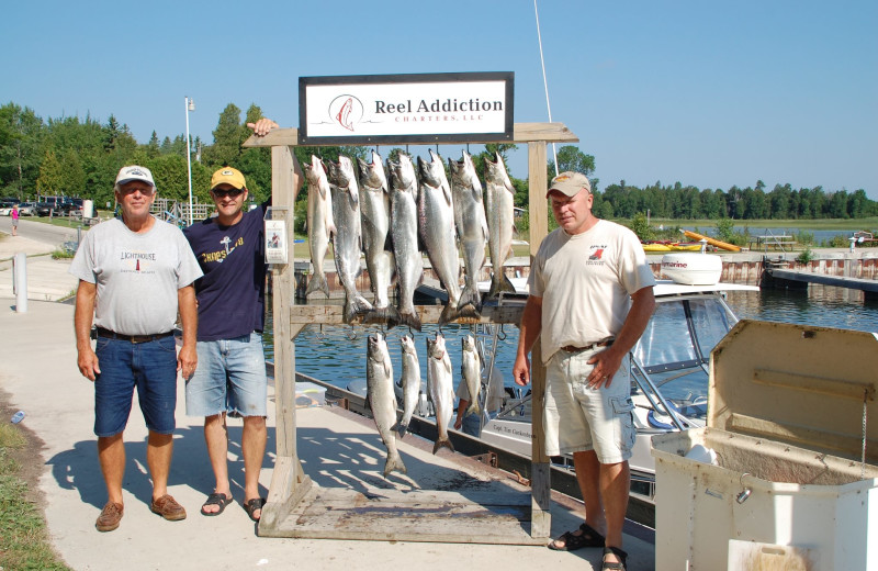 Fishing at Rowleys Bay Resort.