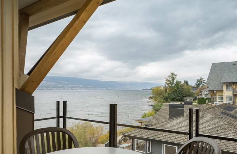 Balcony view at Summerland Waterfront Resort.