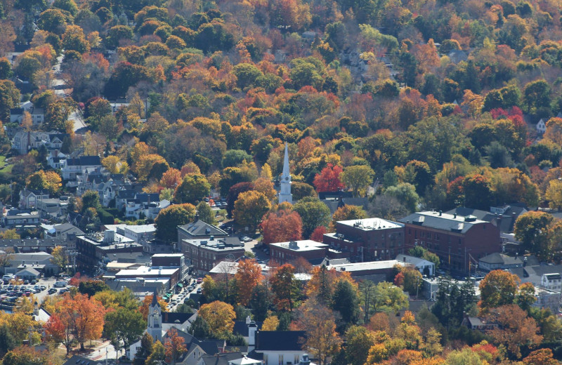 Town near Cedar Crest Inn.