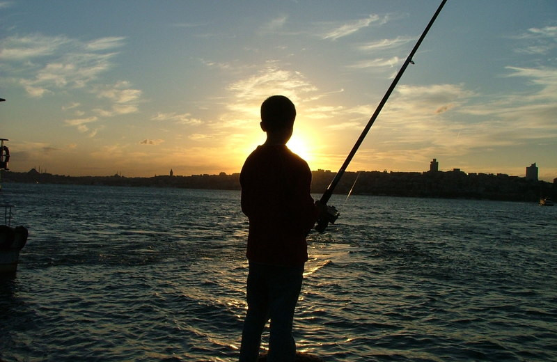 Fishing at Mariners Landing.