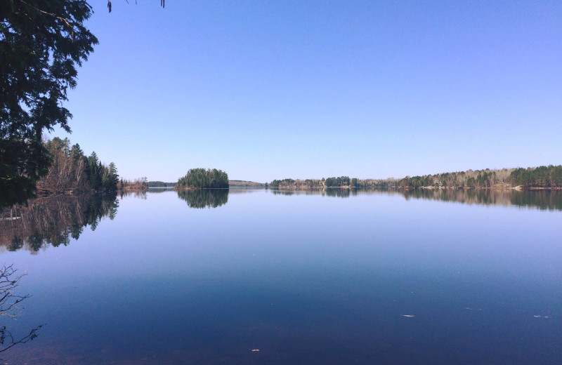 Lake view at YMCA Camp Northern Lights.