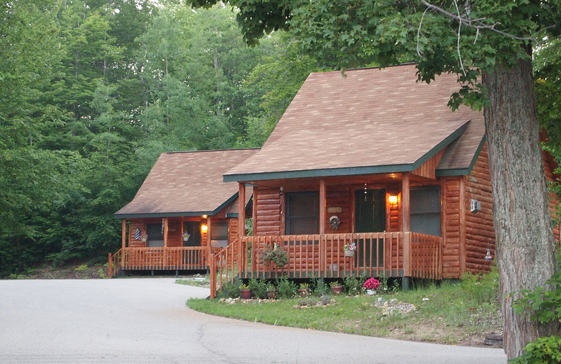 Cabin Exterior at Benjamin's Beaver Creek Resort 