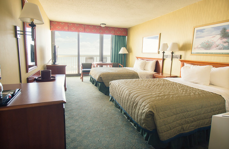 Guest room at The Oceanfront Inn.