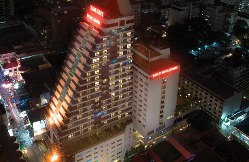 Exterior view of Amari Boulevard Hotel.