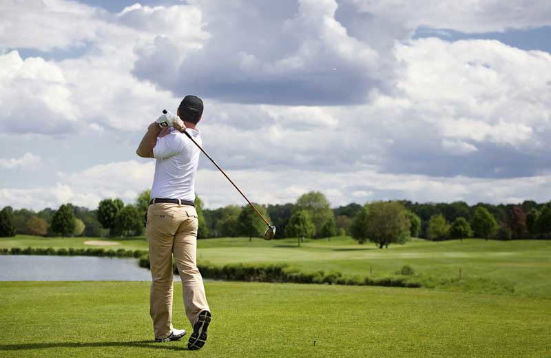 Golf course near Gull Lake Resort.