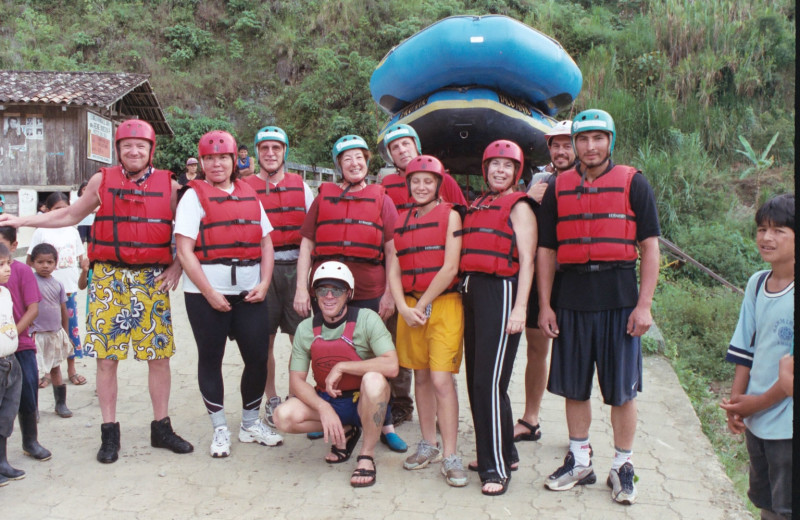 Rafting at Hacienda Primavera Wilderness Ecolodge.