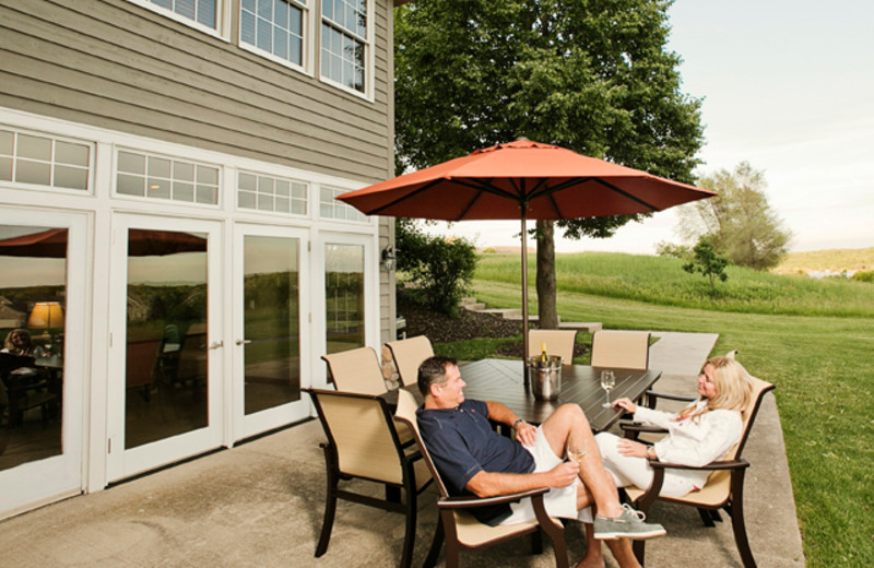 Each of the six Inns offer guests a lower level patio equipped with furniture and umbrella as well as a gas grill for cooking.