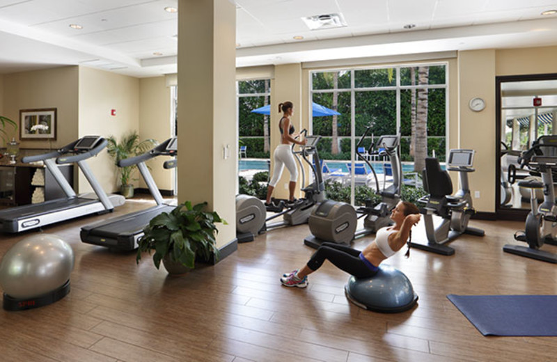 Fitness room  at The Seagate Hotel & Spa.