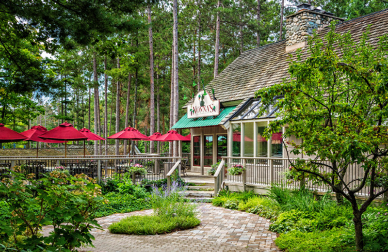 Patio at The Homestead.