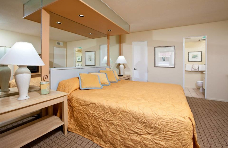 Guest room at Desert Vacation Villas.