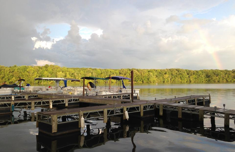 Lake at Mansard Island Resort & Marina.