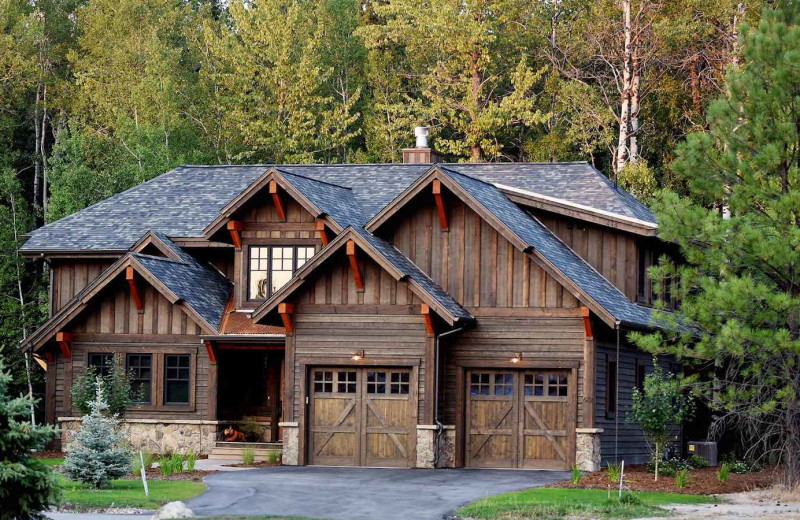 Rental exterior at The Lodge at Whitefish Lake.