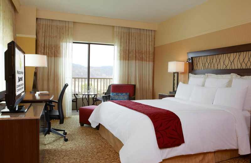 Guest room at MeadowView Conference Resort 