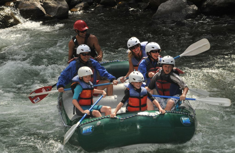 Rafting at Moonlight Vacation Rentals.