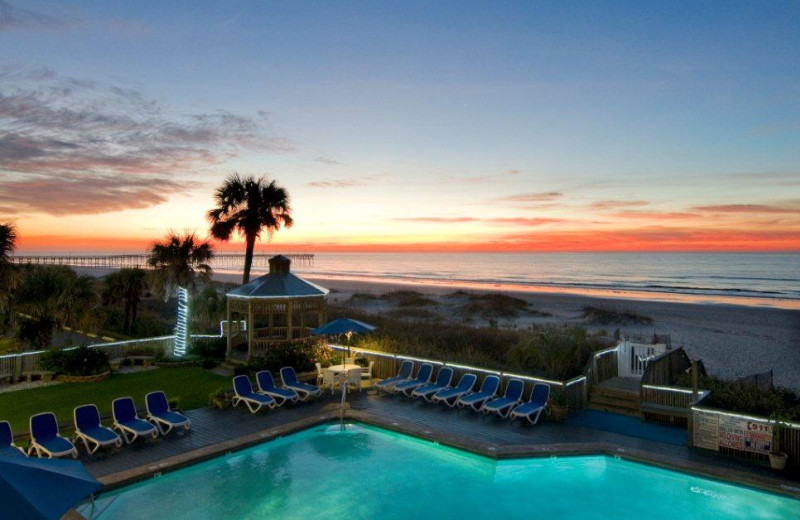 Outdoor pool at Ocean Isle Inn.