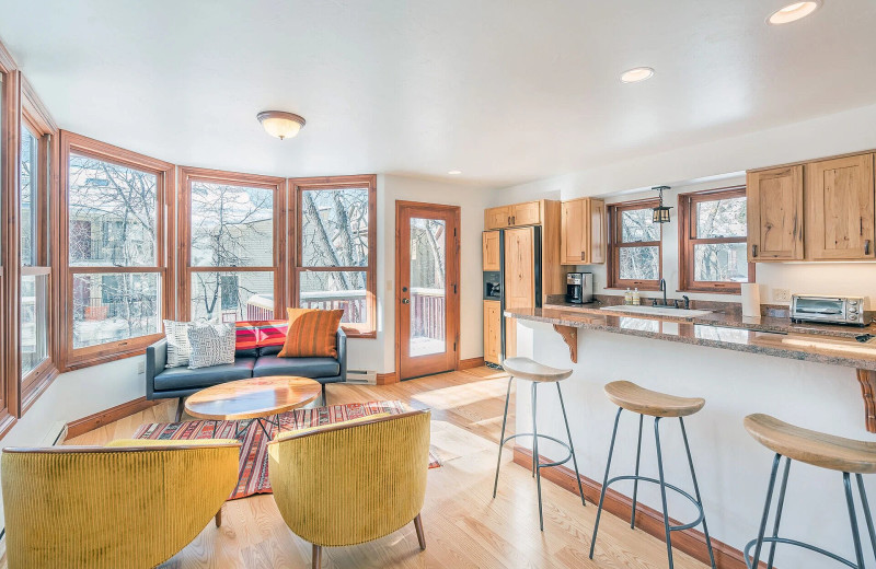 Rental interior at Accommodations in Telluride.